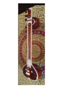Sitar Ravi shankar & Nikhil Banerjee Model Sitar Manipuri Design with Second Pumpkin, String 13 Vibration Sitar Professional Player - Image 2