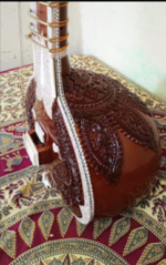 Sitar Ravi shankar & Nikhil Banerjee Model Sitar Manipuri Design with Second Pumpkin, String 13 Vibration Sitar Professional Player - Image 3