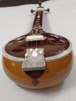 Tanpuri Pumpkin Brown Wood Tanpuri 4 String Flat Wood , More Sound, Fine Tuned Musical Instruments Amazing Sound , Player and Beginners - Image 8