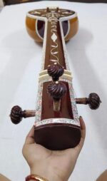 Tanpuri Pumpkin Brown Wood Tanpuri 4 String Flat Wood , More Sound, Fine Tuned Musical Instruments Amazing Sound , Player and Beginners - Image 10