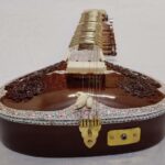 Electric Sitar Left Hand Sitar Indian Wooden Professional Electric Sitar, Electric Sitar For Professional Player and Beginners, Indian Sitar
