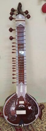 Surbahaar Sitar Sitar Brown 7 Main String With Bag Musical Instruments Gift For Professional Player and Beginners, Dry Wood Musical Sitar