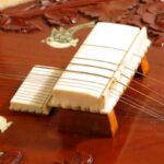 Professional Handmade Cream Color Bridge Set For Sitar Musical Instrument
