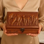 Banarasi Wooden Carved Jewelry Box