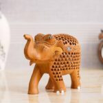 Banarasi Wooden Handcrafted Elephant Showpiece