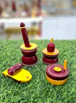 Authentic Kondapalli Wooden Kitchen Miniature Set-Handcrafted Traditional Indian Village Life Decor-Eco-Friendly Educational Toy&Collectible