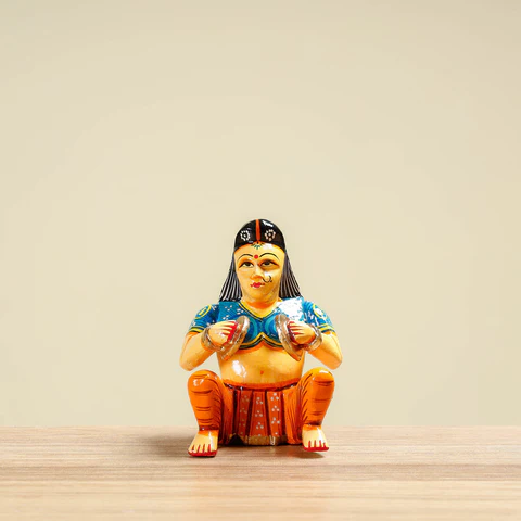 Banarasi wooden idols for pooja and home decor by Uphaar Manjusha