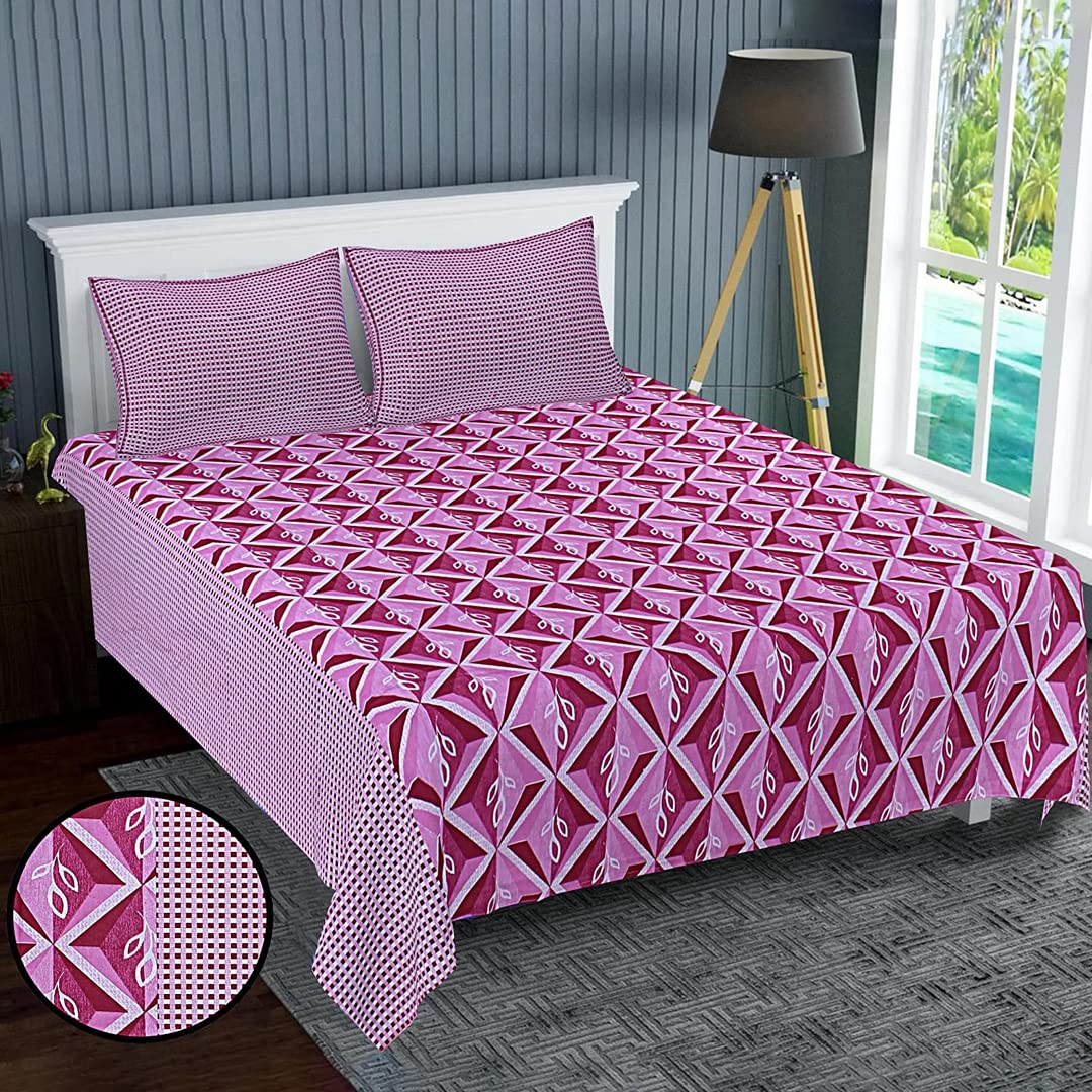 Soft cotton bedsheet with elegant design by Uphaar Manjusha