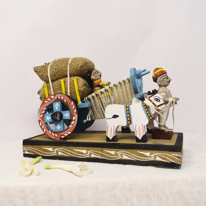 Kondapalli wooden idols for pooja and home decor by Uphaar Manjusha