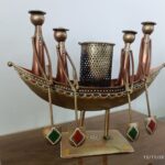 Tribal Rowboat Pen Holder