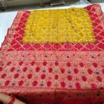 Bandhej Semi silk Dupatta