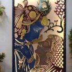 Radha Krishna Luminescent Wall Art