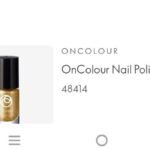 Golden Nail Polish