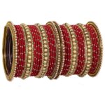 Metal Zircon Bangle Set